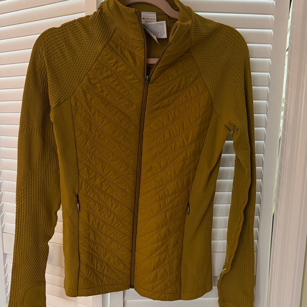 Athleta Mustard Yellow Jacket size small